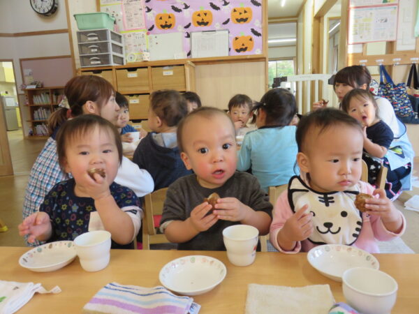 きょうのおやつ美味しいね