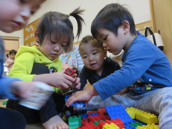 取り合いしないでエライ